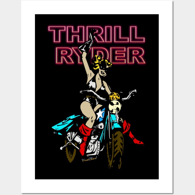 Thrill Ryder Wall Art by vivachas